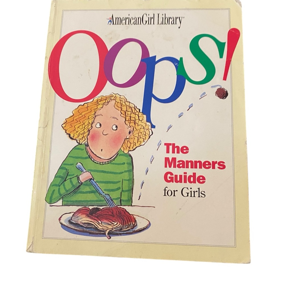 American Girl Oops! Manners Guide with Colorful Cover